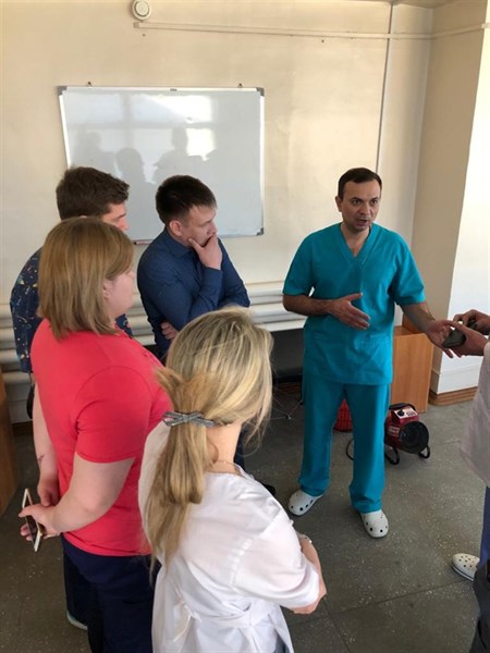 Николай Сорокин провел мастер-класс по лазерной хирургии для врачей Забайкальского края